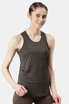 Enamor Snug Fitted Tank - Olive Mel Active Reflective — thumbnail 4